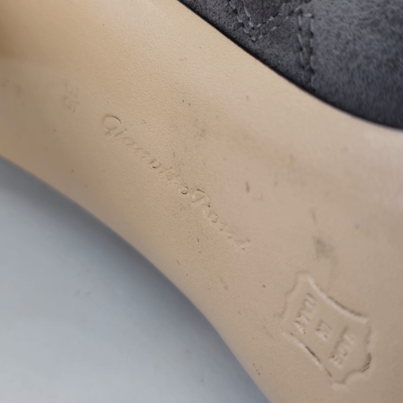 GIANVITO ROSSI Grey Suede Boots Size IT36/US6 - Picture 9 of 14